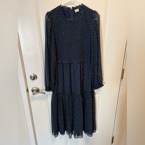 Aritzia Wilfred Long-Sleeve Midi Dress